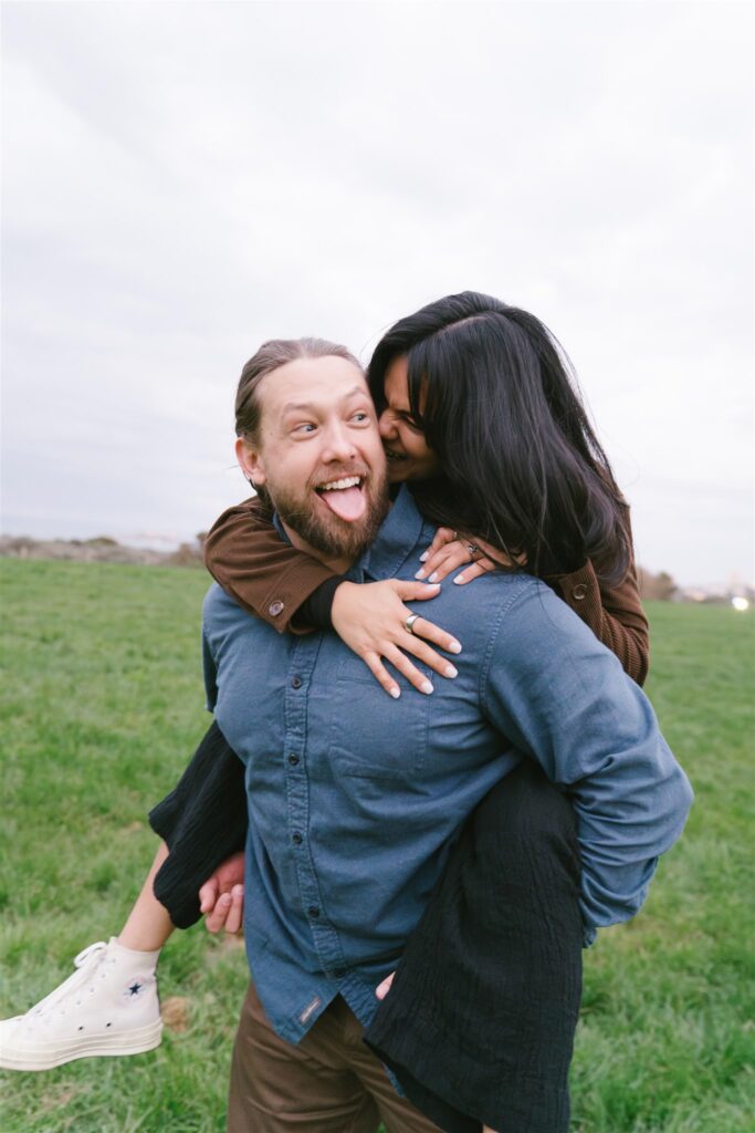 crissy field engagement photos