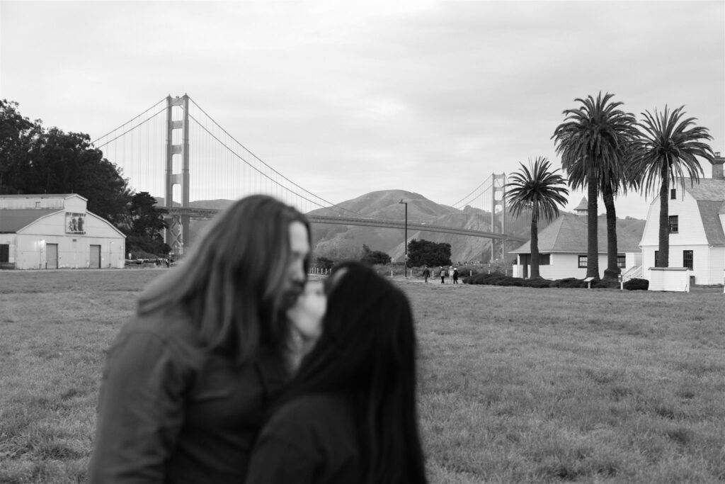 crissy field engagement photos