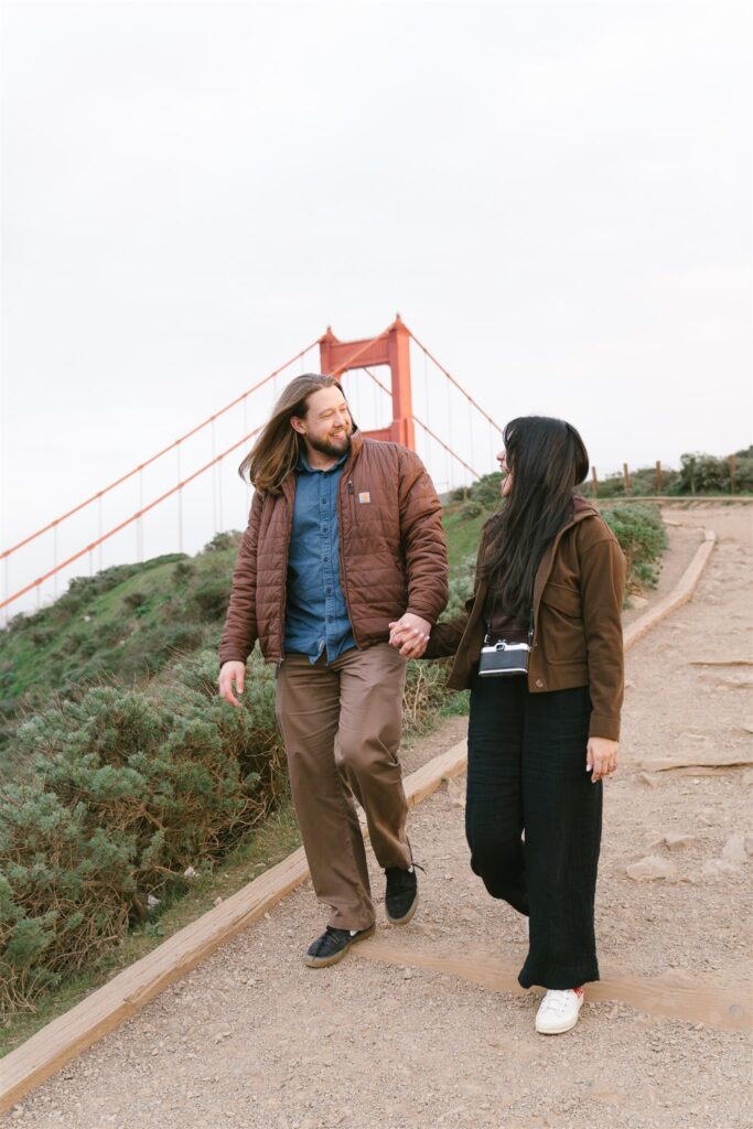 crissy field engagement photos