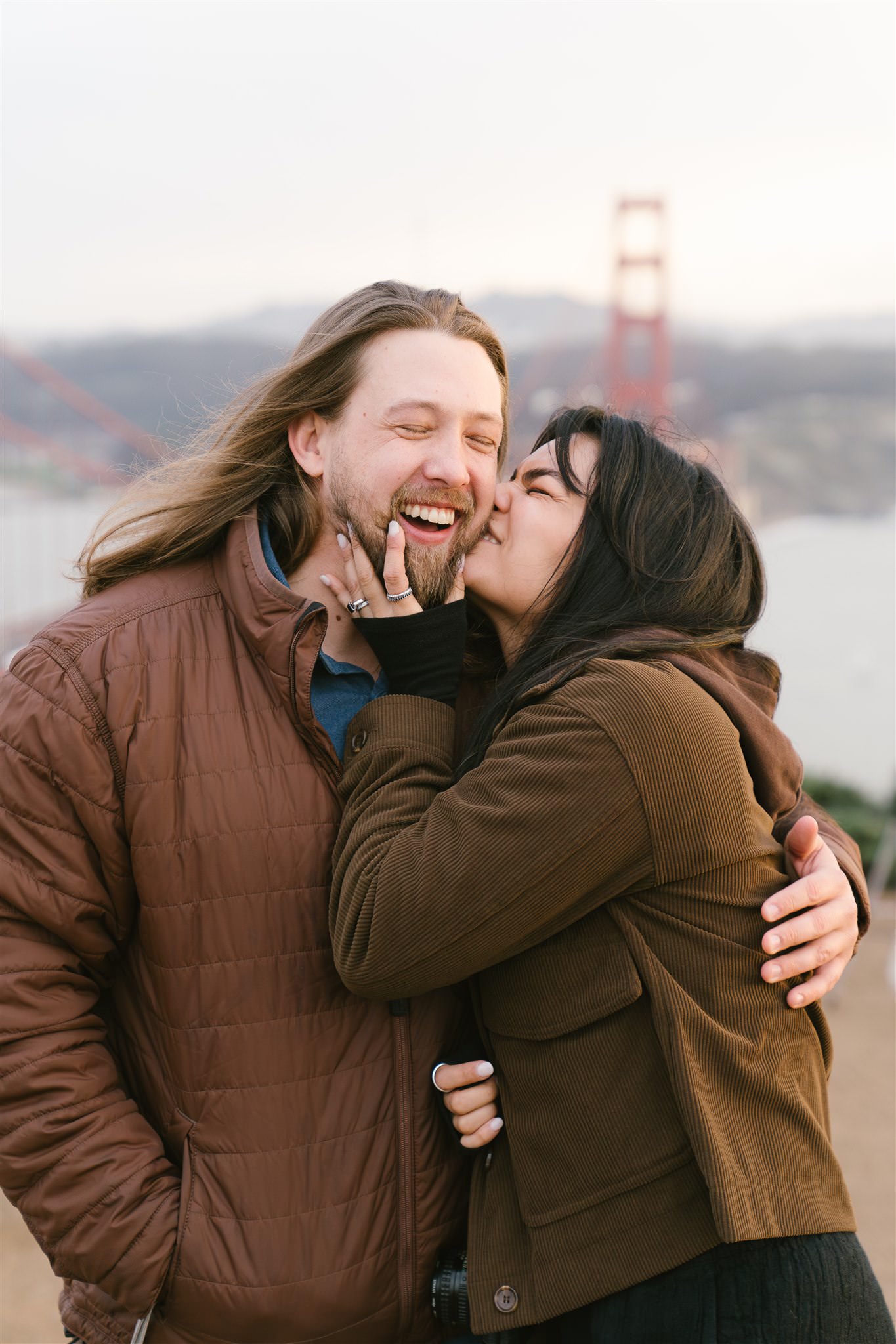 crissy field engagement photos