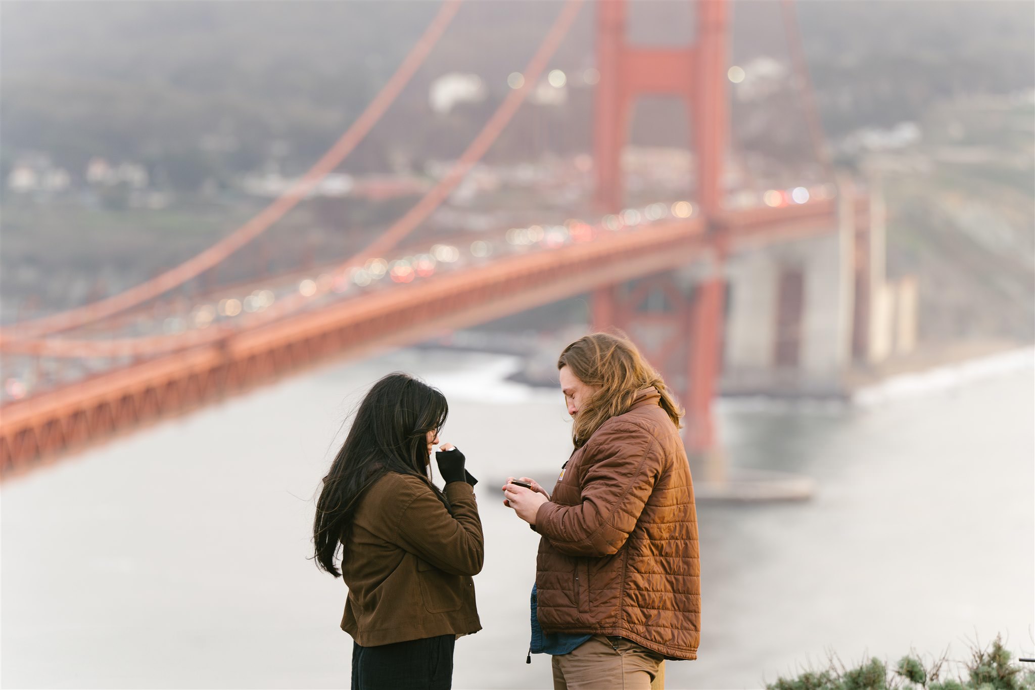 crissy field engagement photos
