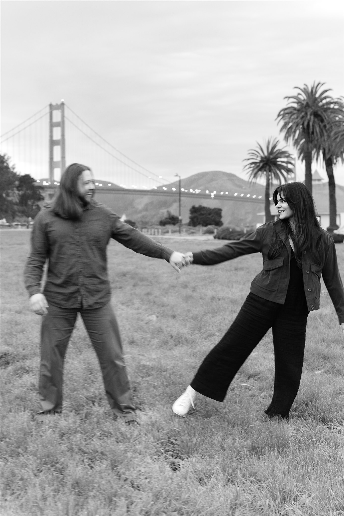 crissy field engagement photos