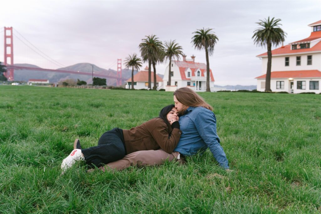 crissy field engagement photos